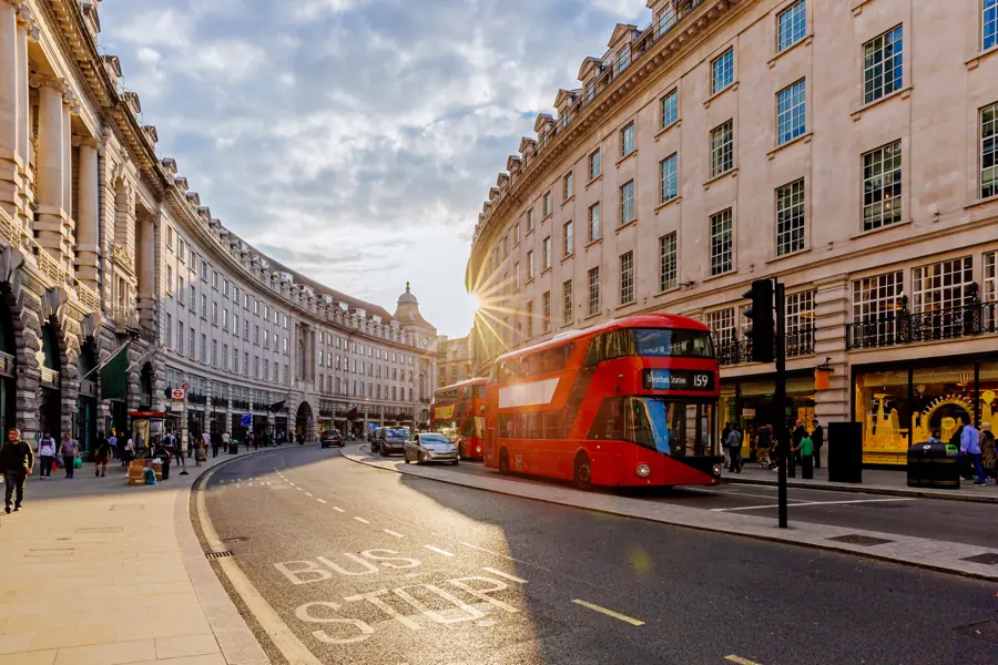 Regent Street in London